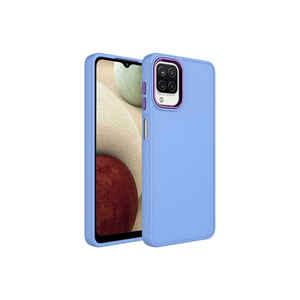 Coque arrière SAFA Luna de luxe vert foncé avec cadre métallique et boutons pour Samsung Galaxy M12 - Product Image 2