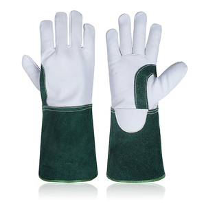 Guantes de Seguridad de Cuero Dividido Resistentes al Calor, Venta Directa de Fábrica, para Trabajo Industrial y Pesado - Product Image 1