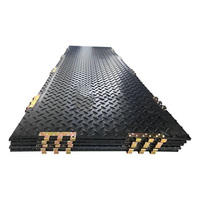 Système de tapis de protection au sol en PE haute résistance pour accès par grue sur terrain montagneux dans les chantiers d'installation d'éoliennes