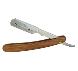 Maquinilla de afeitar recta para el hogar con punta de hoja afilada, afeitadora plegable de acero inoxidable para hombres, salón de afeitar - Product Image 4