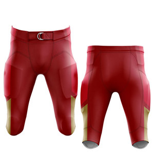 Uniformes personnalisables de football américain pour hommes uniformes confortables de football américain imprimés solides à séchage rapide grande taille - Product Image 5