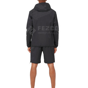 Chaqueta Deportiva Ligera de Dos Piezas para Hombre, con Capucha, Transpirable, de Secado Rápido, Reflectante, con Cierre, de Nailon, para Invierno - Product Image 2