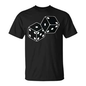 Craps Players Dice <b>Gambling</b> Promotional T-Shirt - Product Image 1