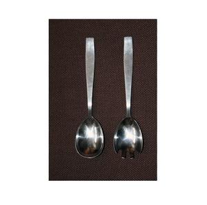 Hot Selling Hammered Polished Salad Spoon 10ml Capacity Metal Tableware <b>Mirror</b> Polish Style for Weddings - Product Image 5