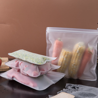Sac en plastique transparent à fermeture éclair de logo personnalisé pour le stockage de vêtements pour produits ménagers