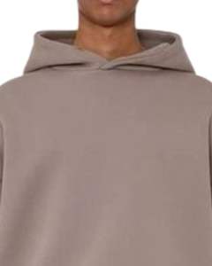 Conjunto Deportivo Personalizado para Hombre, Sudadera con Capucha y Pantalones de Felpa Color Marrón Taupe, Estilo Casual de Invierno, Sudadera con Capucha y Pantalones Deportivos para Hombre - Product Image 4