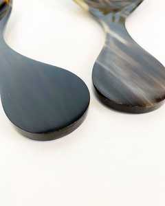 Juego de Cubiertos para Ensalada de Cuerno Estilo Americano Premium, Pulido Espejo, Ecológico, Sostenible, Cucharas Artesanales para Cocina, Aptas para Lavavajillas - Product Image 6