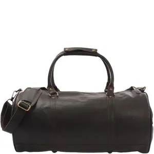 กระเป๋าเดินทางหนังแท้สีน้ำตาลเข้มสไตล์โบฮีเมียนสำหรับผู้หญิง ปี 2024  ตกแต่งด้วยงานปัก  พร้อมซิป  แบบสะพายข้าง - Product Image 6