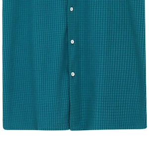 Camisas de cuello cubano de algodón de manga corta para hombre de tela personalizada directa de fábrica camisas clásicas de cuello cubano de algodón para hombre - Product Image 4