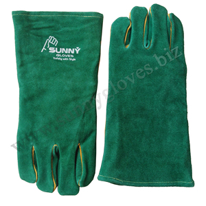 Gants de soudage ignifuges et résistants à la chaleur Gants de soudage en cuir souple personnalisés de bonne qualité - Product Image 3