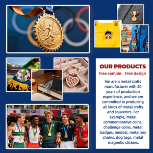 Medaglie Personalizzate in Metallo per Premiazioni, Medaglie per Partecipanti con Nastro per Gare <span class=keywords><strong>di</strong></span> <span class=keywords><strong>Corsa</strong></span> ed Eventi Sportivi - Product Image 3