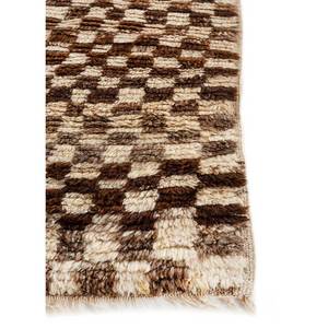 Alfombras de Lana Zuri Ivory, Tejidas a Mano, con Patrón Geométrico Abstracto, Estilo Tabriz, para Sala de Estar, Rectangulares, 9x12 Pulgadas, Modelo Paem-703 - Product Image 4