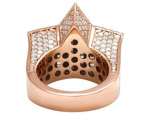 Hip Hop Fine Jewelry Passd Diamond Tester 925 Sterling Silver Iced Out VVS Moissanite Cluster Star Ring pour hommes femmes - Product Image 5