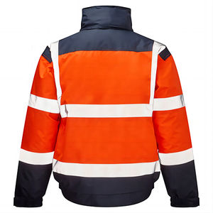 Veste de sécurité respirante pour homme de qualité supérieure, à séchage rapide, imperméable, en polyester, avec étiquette privée pour une utilisation en extérieur - Product Image 6