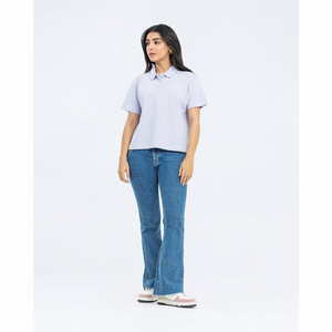 Marque privée Femme Oversized pour Polo Confortable Tricoté Respirant Style Décontracté - Product Image 2