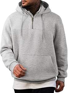 Sudaderas Casuales de Invierno para Hombre, Color Sólido, Corte Regular, 100% Algodón Felpa - Product Image 2
