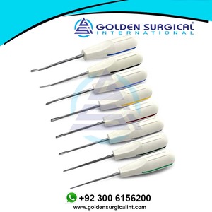 ชุดเครื่องมือทันตกรรมแบบโลหะ/เหล็กพร้อมแหล่งจ่ายไฟแบบแมนนวลเครื่องดึงรากฟันลิฟต์ผ่าตัด - Product Image 6