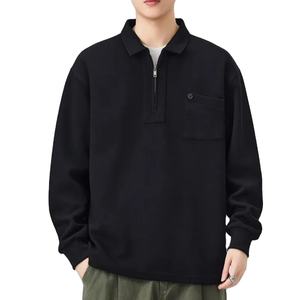 Camisa Polo para Hombre, Otoño, Nueva, Manga Larga, Cuello Solapa, Sudadera, Ropa Exterior, Estilo Casual de Negocios, Holgada - Product Image 2