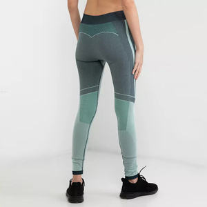 Medias de compresión de secado rápido para mujer, pantalones sexis sin costuras para gimnasio, Material de LICRA hecho a media cintura - Product Image 2