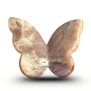 หินมูนสโตนรูปผีเสื้อ3D ทำมือรูปผีเสื้อหินคริสตัลเพื่อการรักษาของขวัญเรกิตกแต่งบ้านและดิสเพลย์ - Product Image 1