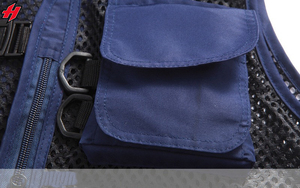 2025 Men's Mesh Fishing <b>Vest</b> Photography Work Multi-Pockets Outdoors Journalist's <b>Vest</b> <b>Slim</b> Fit Mesh Lining - Product Image 2