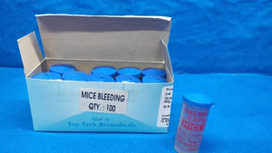 Tubos capilares de vidrio para hematocrito de laboratorio para la recolección de micromuestras, pruebas, mediciones y transferencia de muestras - Product Image 1