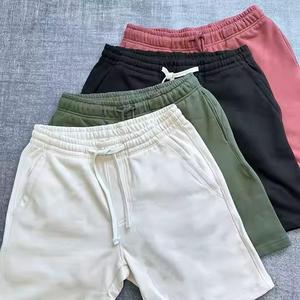 Pantalones Capri Casuales para Hombre, de Felpa de 350 g, con Cordón, Anchos y Holgados, con Logotipo Personalizado, Estilo Hip Hop - Product Image 3