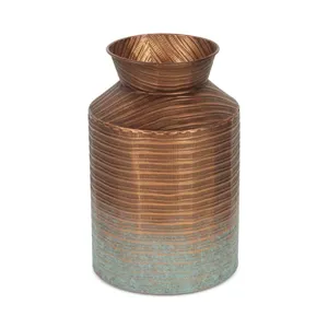 Florero de oro antiguo de forma redonda para mesa y decoración Florero Maceta a un precio asequible - Product Image 6