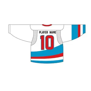 Maillot de hockey sur glace imprimé par sublimation Maillot de hockey sur glace personnalisé pour les jeunes - Product Image 4