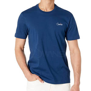 Haute qualité taille adulte 100% coton Polyester T-Shirt respirant à manches courtes haut imprimé pour hommes pour l'été - Product Image 2