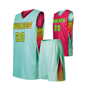 ชุดเครื่องแบบบาสเก็ตบอลสำหรับทั้งชายและหญิงชุด5XL กีฬาโพลีเอสเตอร์แห้งเร็วระบายอากาศได้ดีคุณภาพสูง - Product Image 1