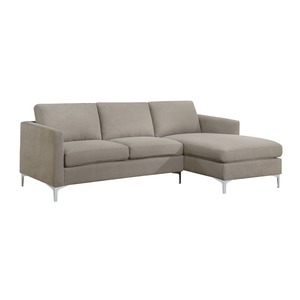 SFL68007 L-Shaped Three Seat Corner <b>Sofa</b> Upholstered Home Furniture for Living Rooms & Apartments Chenille <b>Cover</b> Sponge Filling - Product Image 1