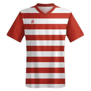 Maillot de sport unisexe respirant à séchage rapide personnalisé avec logo imprimé Méthode de transfert de chaleur Vêtements d'équipe pour adultes Uniformes de football - Product Image 5