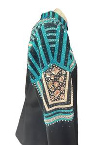 Meilleur Prix Premium Western Showmanship veste d'équitation noire nouveau Design - Product Image 4