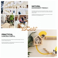Meuble pour animaux de compagnie en bois écologique de haute qualité, griffoir pour chat, arbre à chat moderne de luxe, maison pour chat en carton – Fabricant