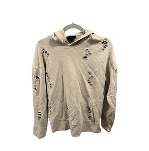Sudadera con capucha desgastada para hombre de alta calidad OEM 2025, diseño de tendencia, ropa de calle transpirable para invierno, gran oferta - Product Image 2