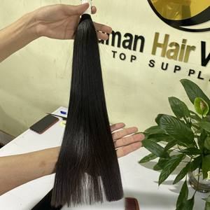 Extensión de cabello humano liso sin procesar, pelo humano virgen sin procesar a granel, la mejor calidad, precio de fábrica - Product Image 2