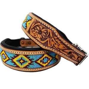 ปลอกคอสุนัขหนังวัวแบบทำด้วยมือมีปุ่มรูปดาวแบบนุ่มตรงจากผู้ผลิตและผู้ค้าส่ง - Product Image 6