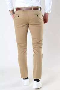 Pantalon chino élégant et à coupe étroite pour hommes, design OEM personnalisé, pantalon chino de haute qualité à bas prix pour hommes - Product Image 4