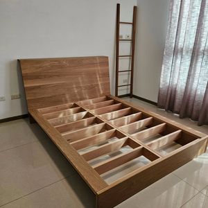 Modern Teak Storage <b>Bed</b> <b>Frame</b> <b>Platform</b> <b>Bed</b> Solid Wood Bedroom Furniture Custom Size Indonesia Manufacturer - Product Image 4