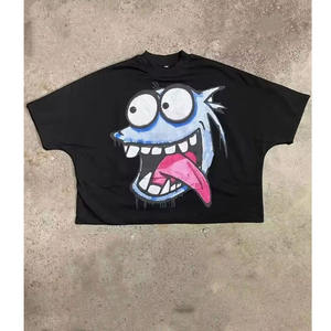 Top qualité coton Logo personnalisé hommes impression personnalisée t-shirt impression plaine surdimensionné t-shirt hommes décontracté t-shirts - Product Image 4