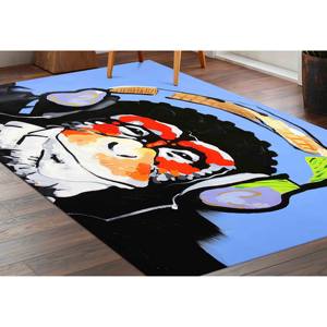 Alfombra con estampado de Mono Pensador, Alfombra impresa, Alfombras Banksy Thinkin Monkey, Alfombras de animales, Alfombra fina no tejida - Product Image 3