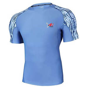 Camiseta de Manga Corta para Uso Diario, Tejido de Alto Rendimiento para Entrenamiento y Deportes Acuáticos - Product Image 1