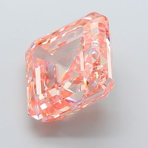 Diamante en Bruto Cultivado en Laboratorio Rising Diamond de 30.11 Ct, Corte Asscher, Color Rosa Intenso, Claridad VS2, Certificado IGI para Joyería - Product Image 3