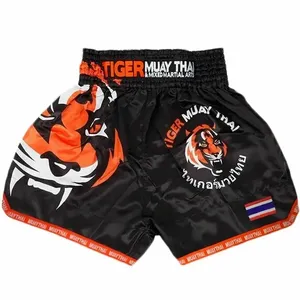 ProFitter Boxing MMA <b>Grappling</b> Muay Thai Fight Printed Shorts Pants Sublimation Transfer Print 180g Polyester Spandex Unisex - Product Image 1