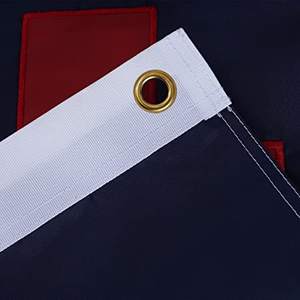 Drapeau chrétien USA TOP FLAGSINC, 3x5 pieds, robuste, brodé, pour extérieur, croix de Pâques, Jésus - Product Image 3