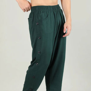 Pantalones de chándal acampanados pesados personalizados para hombre, pantalones de chándal acampanados con estampado gráfico Sun Faded Raw Edge para hombre, pantalones de chándal al por mayor - Product Image 1