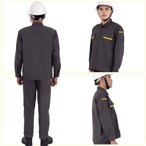 Conjunto de uniforme industrial protector duradero y cómodo para trabajadores de fábricas - Product Image 4
