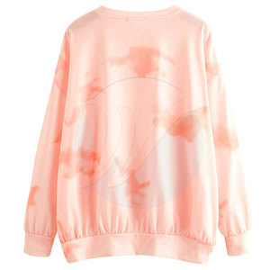 Sweatshirts Anti-Pilling Tie Dye pour femmes avec logo avant Nouvelle arrivée Sweats à capuche d'hiver en vente en ligne - Product Image 2