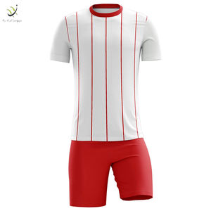 ชุดฟุตบอล2022ใส่ได้ทั้งชายและหญิงชุดเล่นกีฬาทำจากโพลีเอสเตอร์แขนสั้นสำหรับผู้ใหญ่ดีไซน์พิมพ์โลโก้ออกแบบได้ตามที่ต้องการ - Product Image 3